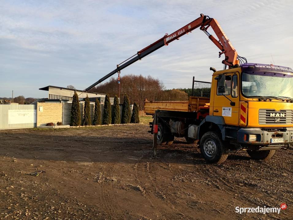 Man 4x4 hds żuraw fe 310 a pilot sterowanie Kotulin