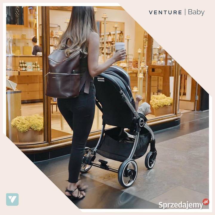 Venture Pram składany wózek odwracane siedzisko Łódź