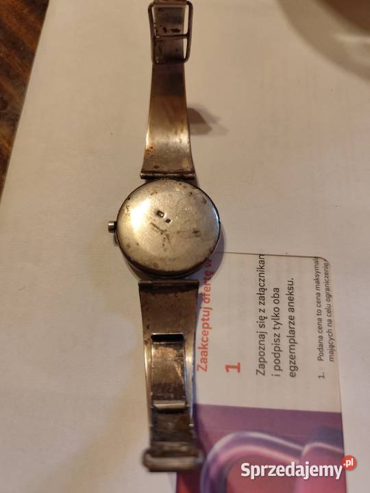 Srebrny zegarek damski Damskie