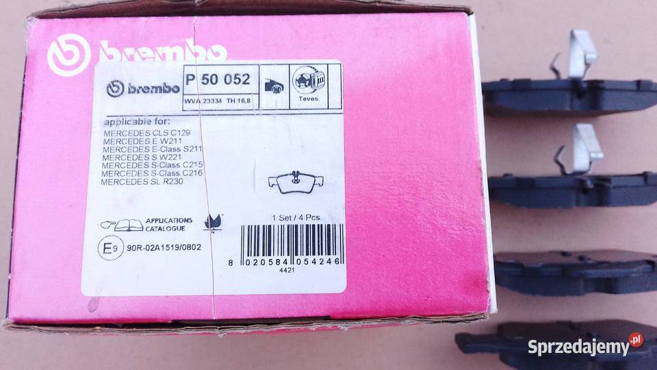 Klocki hamulcowe tył Brembo P50052 Mercedes CLS Koszalin