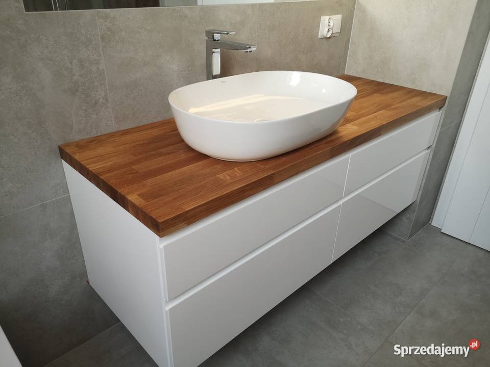 Szafka pod umywalkę z płyty laminowanej dąb Łazienkowe Bydgoszcz