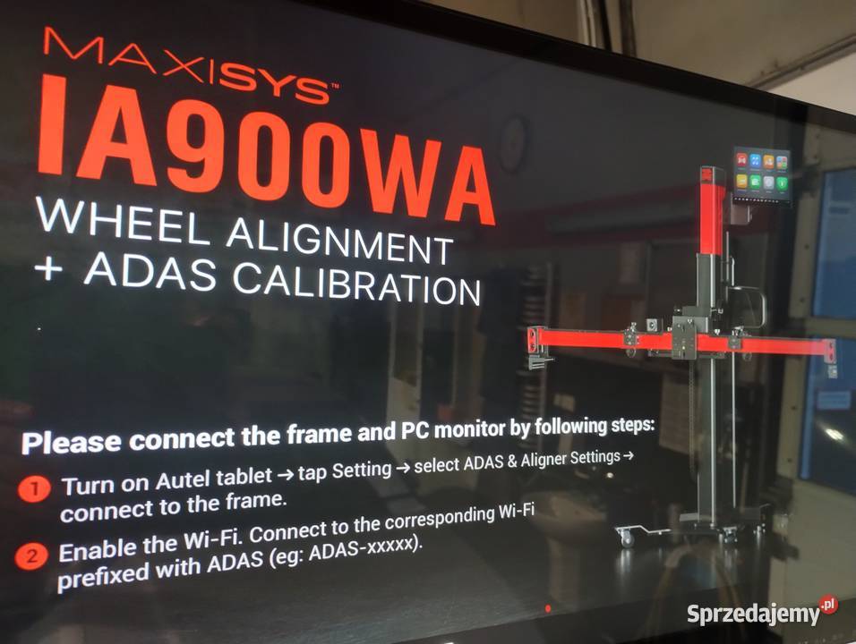 Autel Maxi SYS IA900WA Pakiet ADAS BASIC TIRE Pozostałe Bielsko-Biała