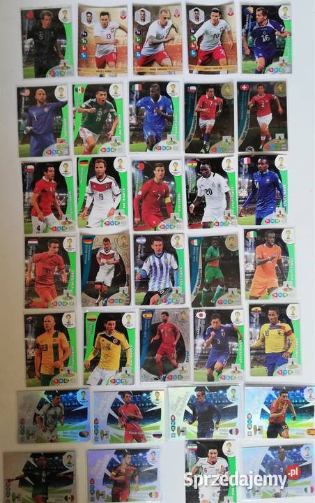 Kolekcja kart z piłkarzami 55 sztuk Warszawa