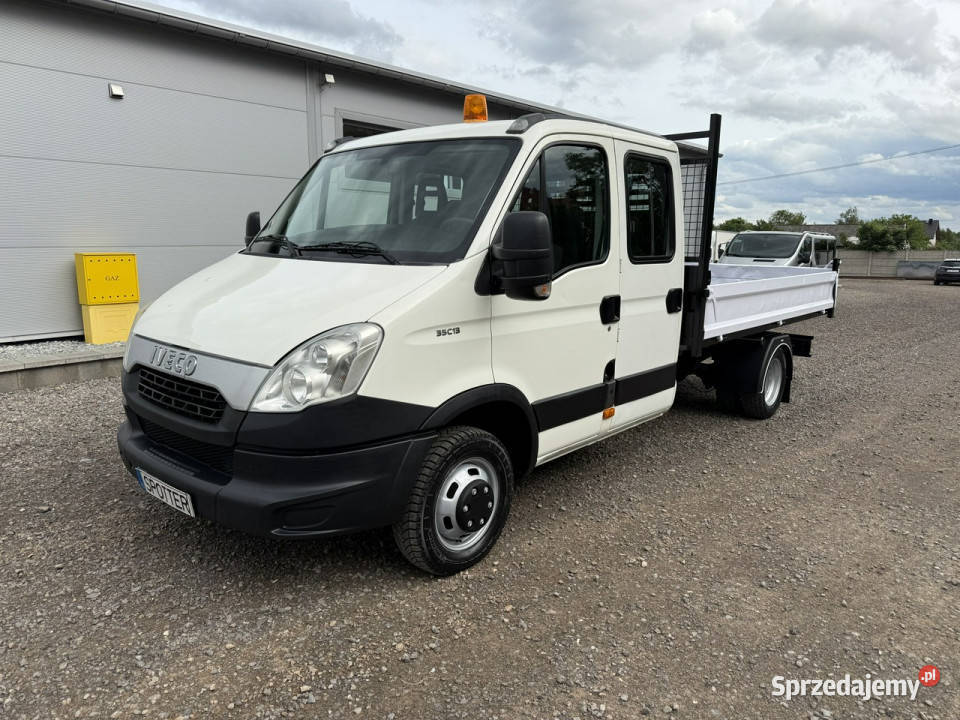 Iveco Daily 35C13 Kiper Wywrot Brygadówka 7Osób skrzynia łódzkie Opoczno