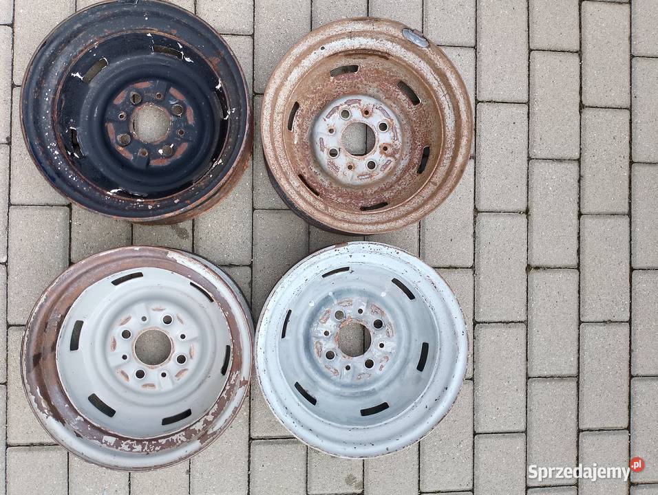 Komplet Felg Fiat 126p stalowe Bielsko-Biała