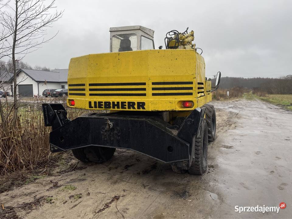 Koparka Kołowa LIEBHERR 901 Sprawna 4x4 Silnik mazowieckie Płock