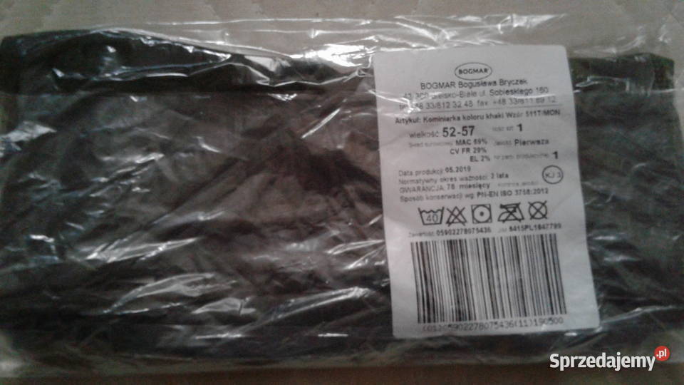 Kominiarka zielona khaki nowa rozmiar 5258 L Łomża