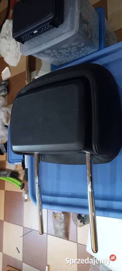 Zagłówek Porsche Macan czarny skórzany Niedrzwica Duża