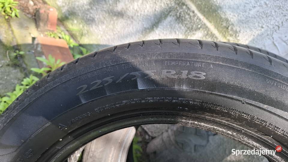 2 opony letnie 225x55x18 Michelin Bydgoszcz sprzedam