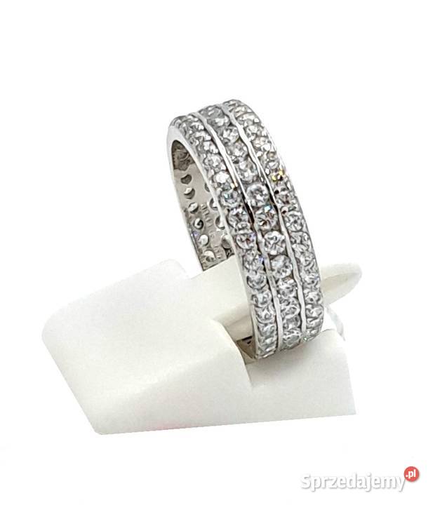 Pierścionek r12 Białe Złoto pr333 obrączka z Pierścionki wielkopolskie