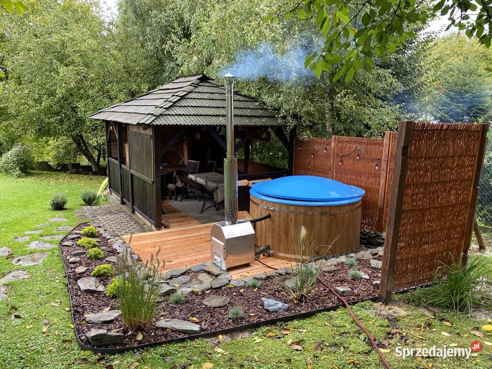 Gorąca Beczka Kąpielowa Balia Ogrodowa Sauna Ostróda