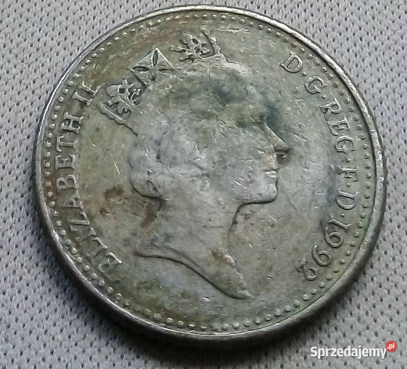 WIELKA BRYTANIATEN PENCE1992 r 3 Numizmatyka Legionowo