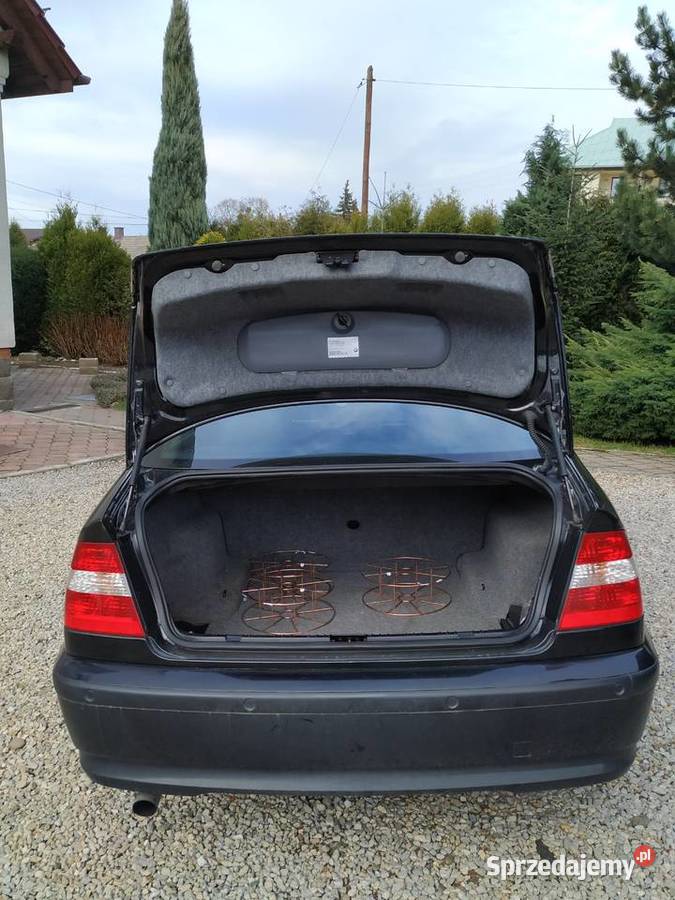BMW E46 sedan limuzyna czarny automat 2003 reflektory ksenonowe Andrychów