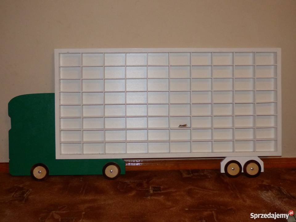 Półka na resoraki Hot Wheels itp na 100 ponad 20 56cm Szafy, regały, półki Łąki Bratiańskie