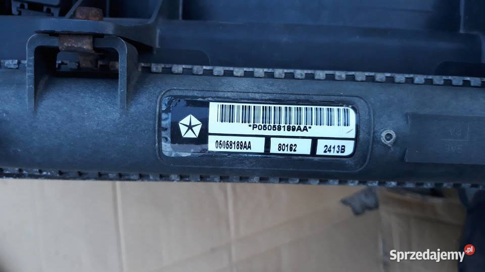 Chłodnicewentylator Chrysler PT Cruiser chłodnice wielkopolskie Bukownica sprzedam