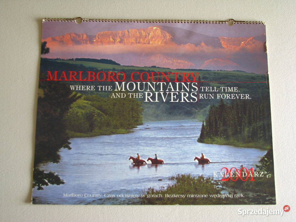Kalendarz Marlboro Country 2001 r sprzedam