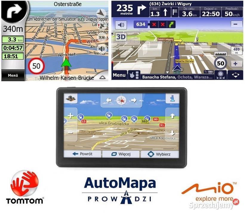 Nawigacja Samochodowa GPS 7 Mapy iGO Europa Białystok
