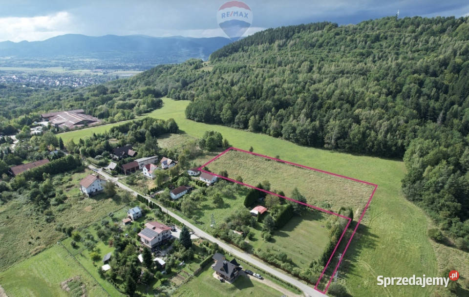 Działka inwestycyjna 2880 PUM Żywiec Sporysz inwestycyjna Sprzedaż sprzedam