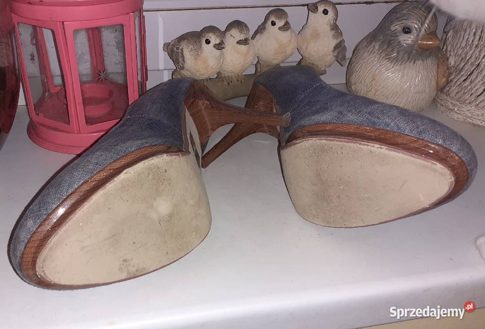 Szpilki jeans Farasion 40 wyprzedaż tkanina Sosnowiec