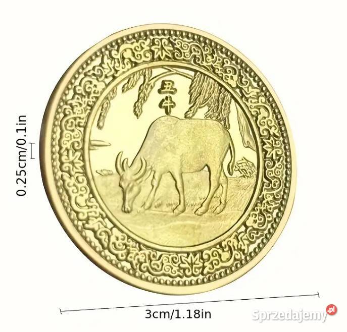 Zestaw kolekcjonerski monet medali Chińskie Warszawa