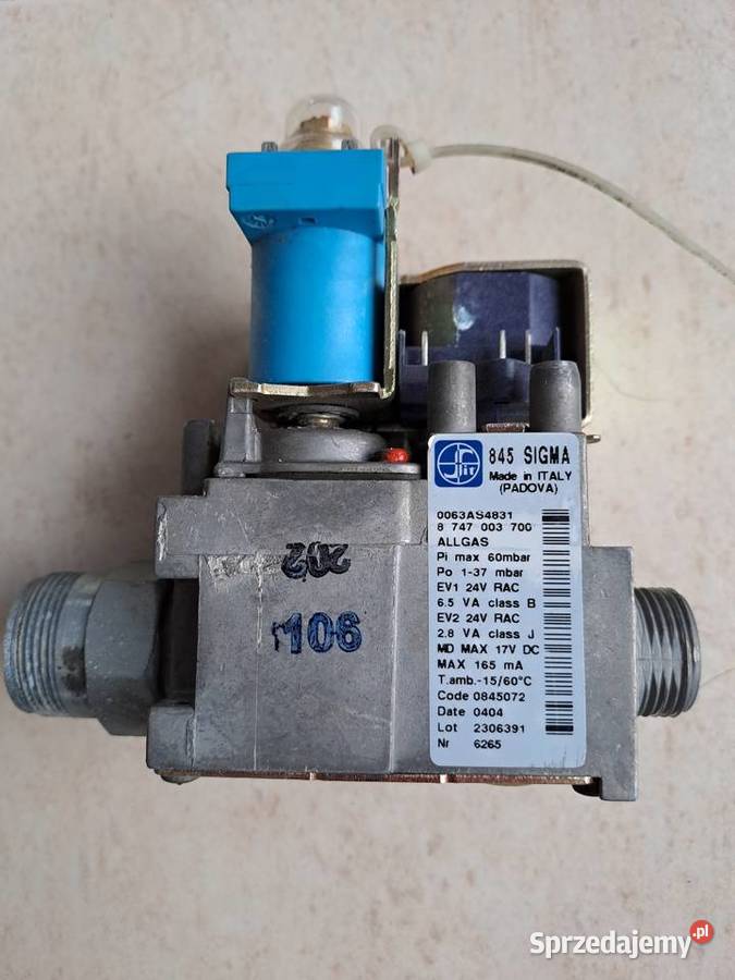 ZAWÓR GAZOWY 845 SIGMA JUNKERS EUROSTAR ZSE 244