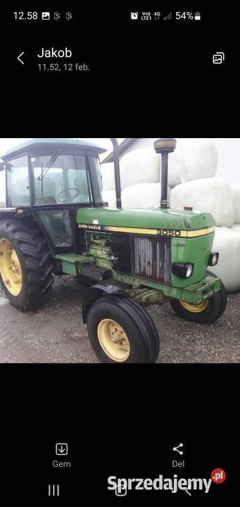 John deere 3050 w pełni sprawny 95 idealny do Wąbrzeźno