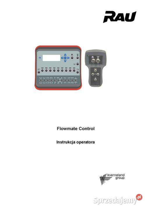 Instrukcja sterownik komputer Flowmate Control Szamotuły