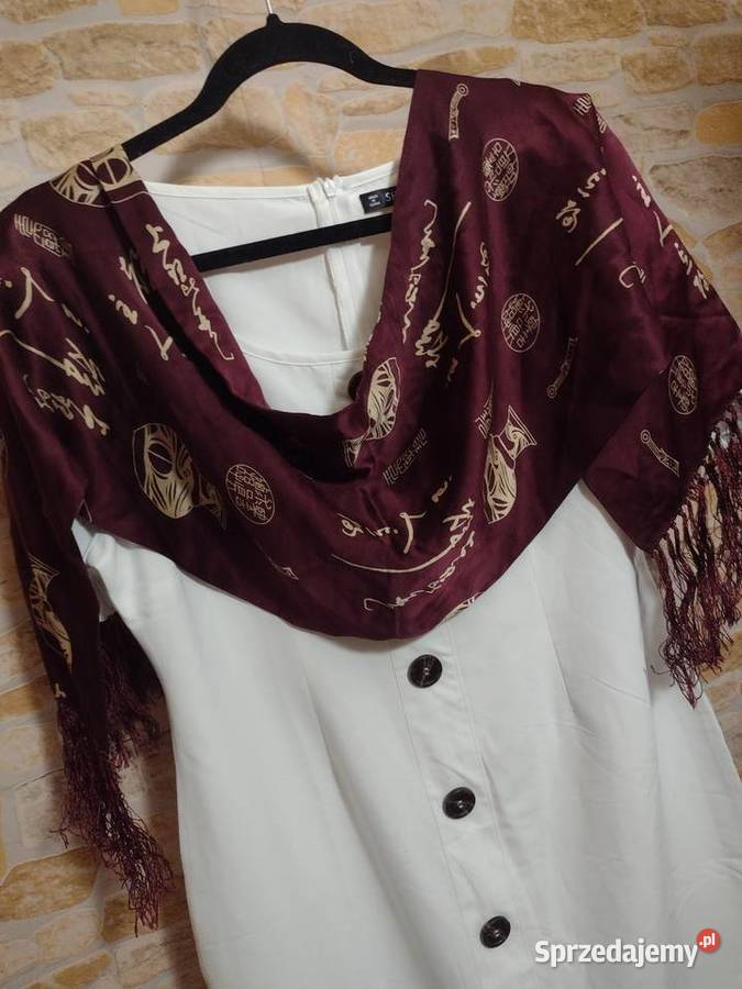 Jedwabny szal wieczorowy z Dubaju szalik100 Kraków