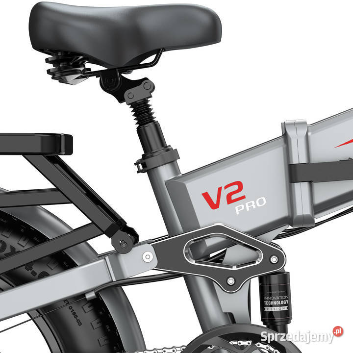 Rower elektryczny OVIVO V2 PRO 20 szary Raty małopolskie Tarnów