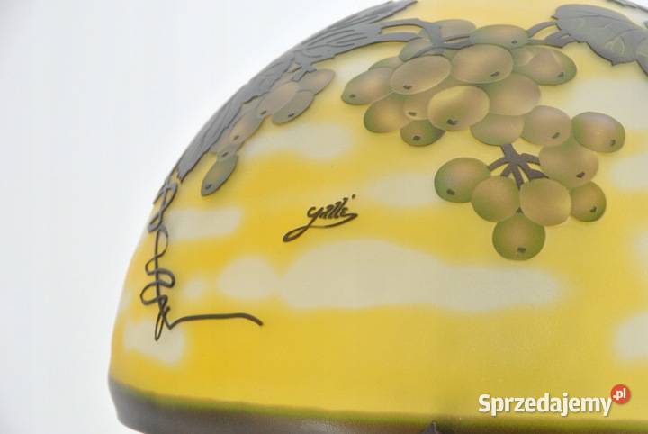 Lampa Stołowa Gabinetowa Biurowa Szkło Emile małopolskie Kraków sprzedam