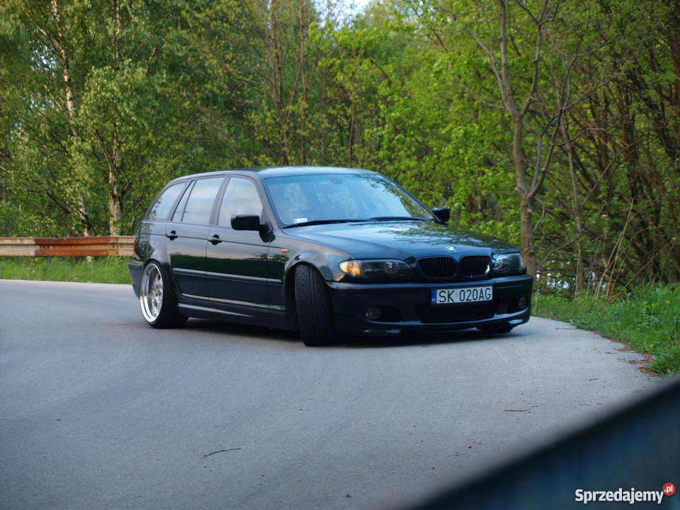 BMW E46 Touring 2005r m pakiet zimówki skóry centralny zamek śląskie Katowice sprzedam