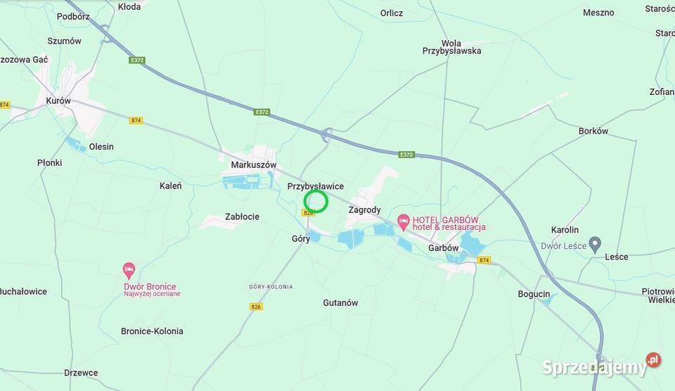 Działki budowlane w Przybysławicach 1415m2 Sprzedaż Przybysławice sprzedam