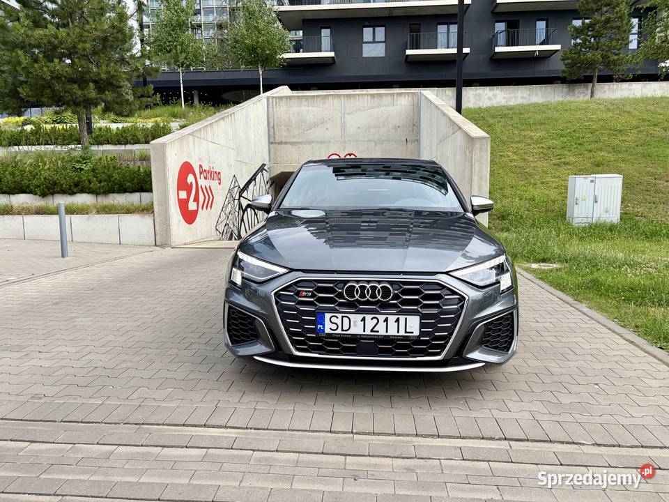 Audi S3 1 Właściciel Salon Polska Bezwypadkowy Dąbrowa Górnicza sprzedam