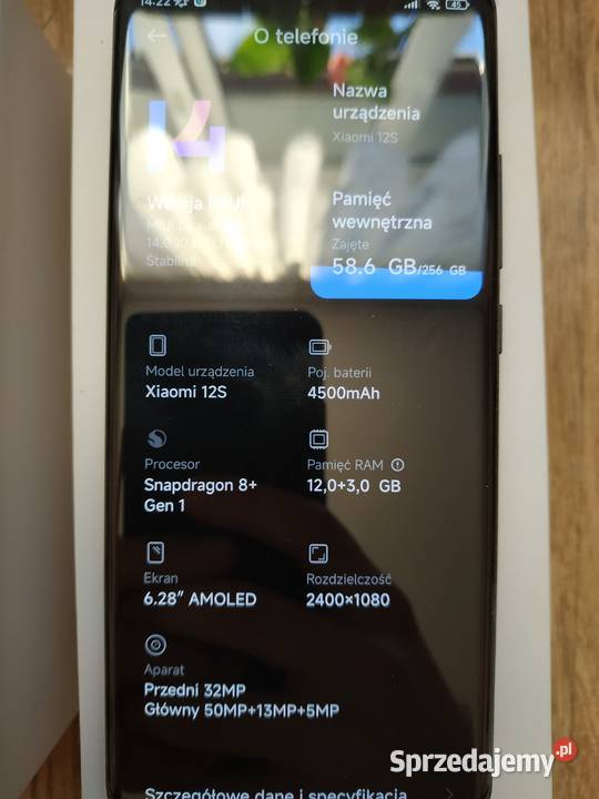 Xiaomi 12S 12/256gb
