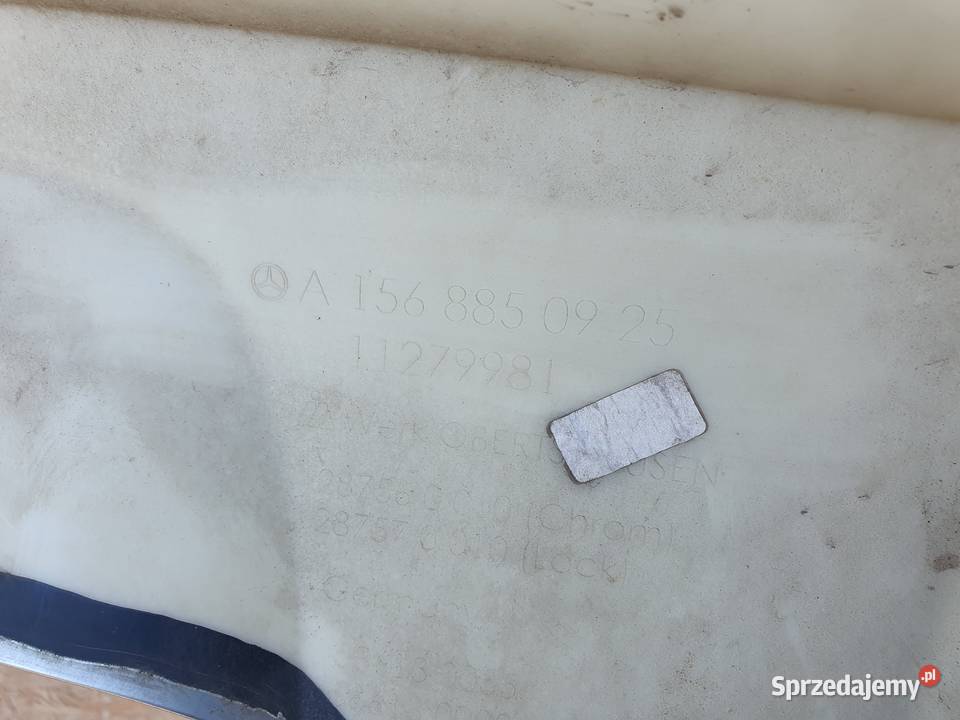 MERCEDES GLA X156 DYFUZOR SPOILER ZDERZAKA TYŁ listwy na zderzak wielkopolskie Międzychód