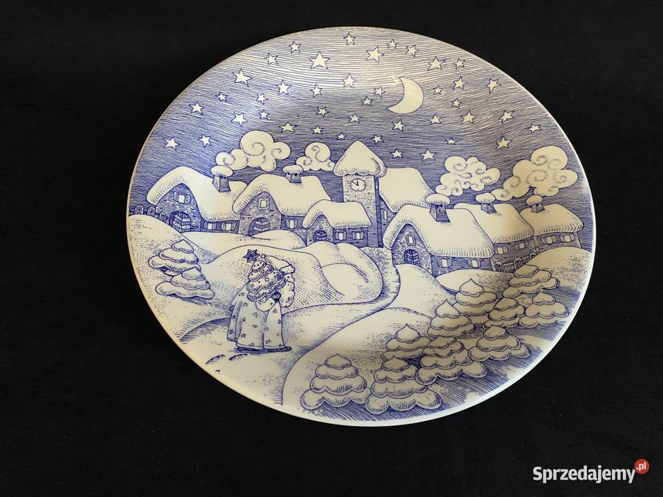 Talerz angielski świąteczny Ironstone lubelskie