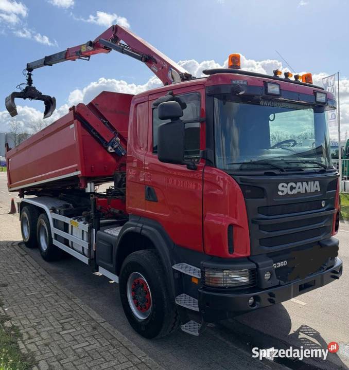 Wywrotka 6x6 bordmatic Z dzwig terz leasing Warszawa
