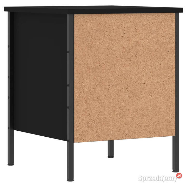Szafka nocna czarna 40x42x50 materiał