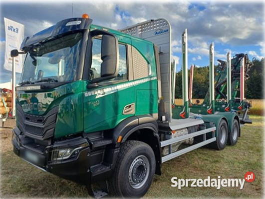 NOWE Iveco TWay AT380T50P 6x4 HDS HIAB Loglift Kraków
