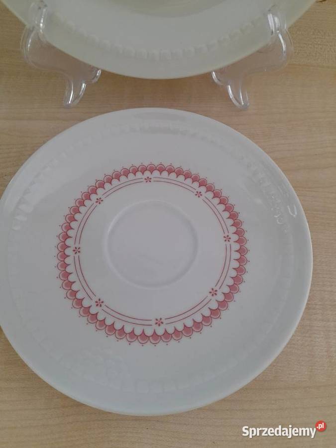 Kolekcjonerskie porcelanowe trio CP DDR Bogatynia