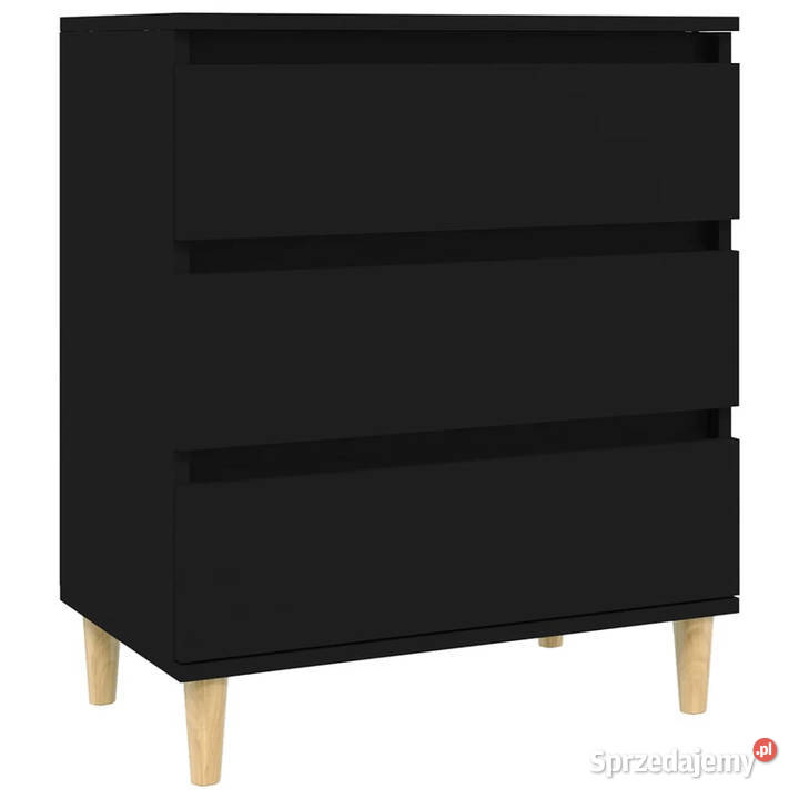 Komoda czarna 60x35x70 materiał drewnopochodny Komody Warszawa sprzedam