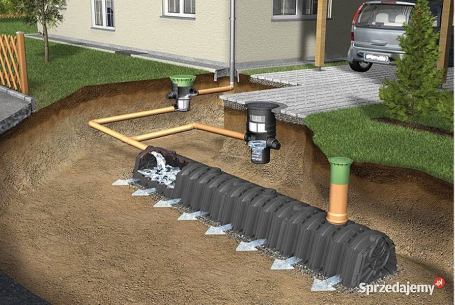 TUNELE ROZSĄCZAJĄCE Drenarskie 300 l Graf drenaż Hydraulika i armatura dolnośląskie