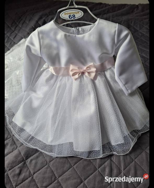 Zestaw sukienka do chrztu Rozmiar 68