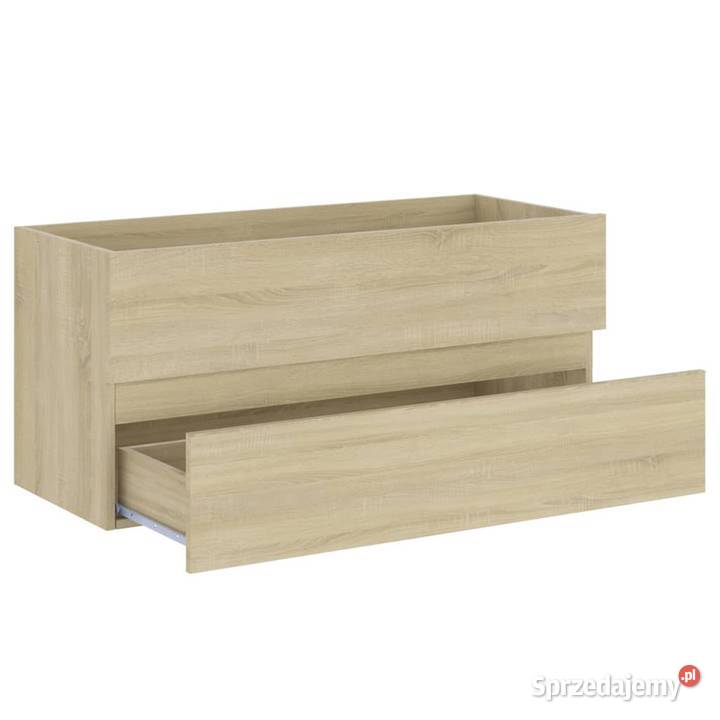 vidaXL Szafka pod umywalkę dąb sonoma 100x385x45 Warszawa