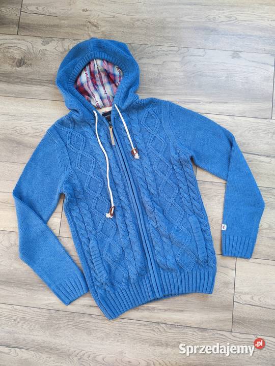 Męski niebieski sweter Reserved S Jumper Odzież codzienna Jasło