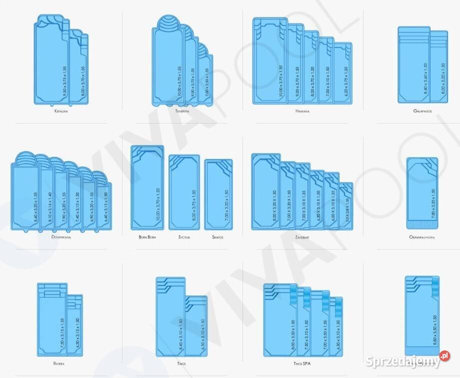 Nowoczesny basen rodzinny do ogrodu VENEZIA 81 x Radomsko sprzedam