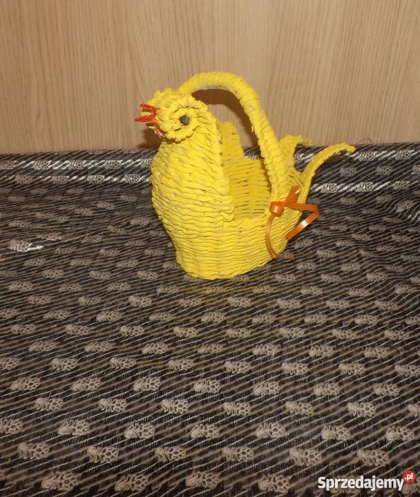 Koszyk kurczak papierowa wiklina Lublin