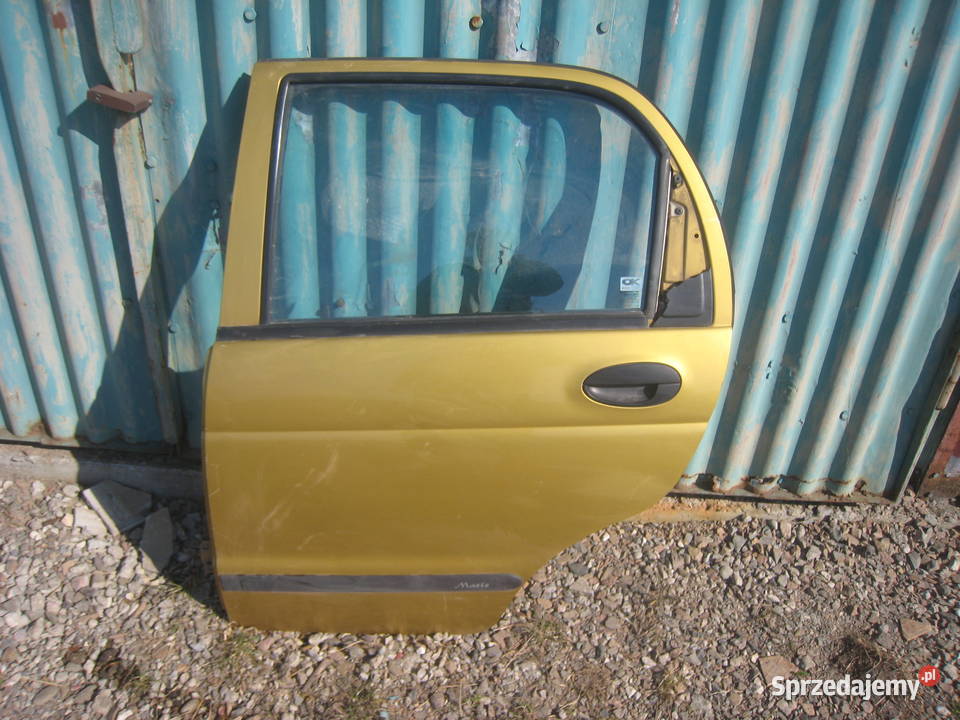 Drzwi lewe tylne lewy tył złote daewoo matiz bez Kraków