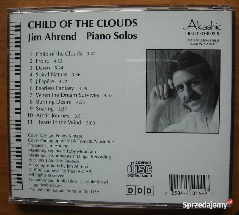 Jim Ahrend Child of the Clouds Piano Solos Kępice