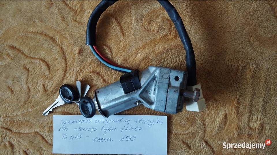 FIAT ORYGINALNA STACYJKA STARY TYP 3 PIN łódzkie Tomaszów Mazowiecki